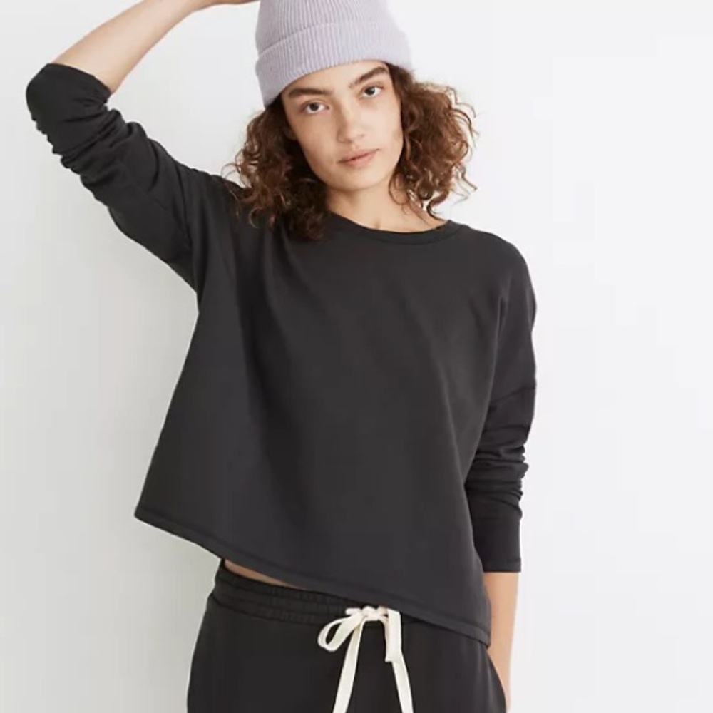 Madewell MWL Superbrushed Easygoing Sweatshirt XXS